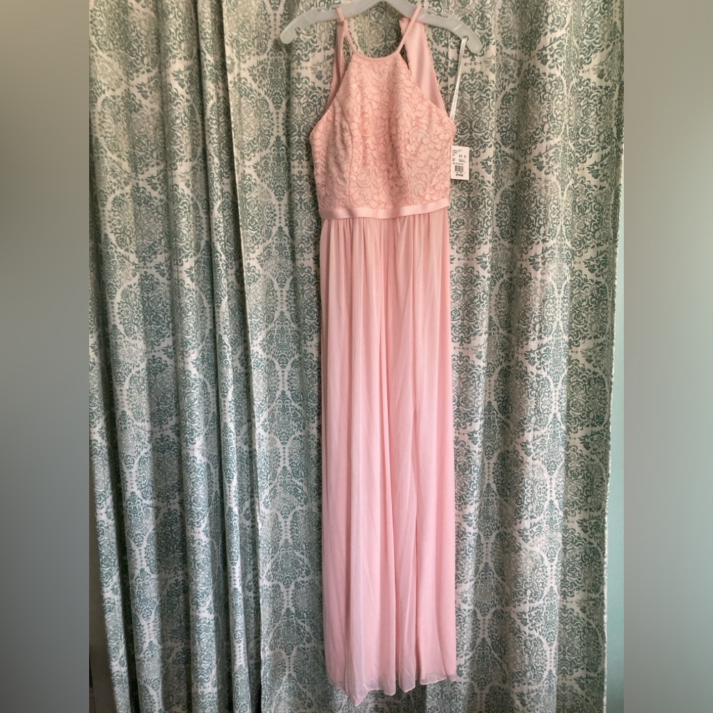 David's Bridal Bridesmaids dress,size 4, petal